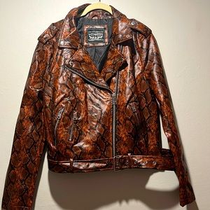 Brand new Levi Strauss & co jacket orange and black
